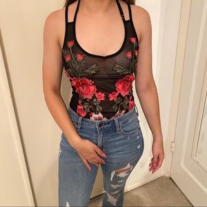 Fashion Nova Floral body suit